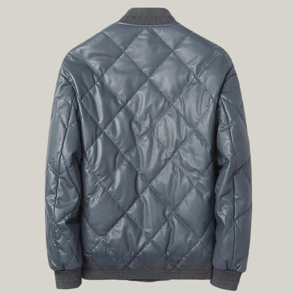 B-3 Bomber Quilted pilot shearling leather jacket - Shearland