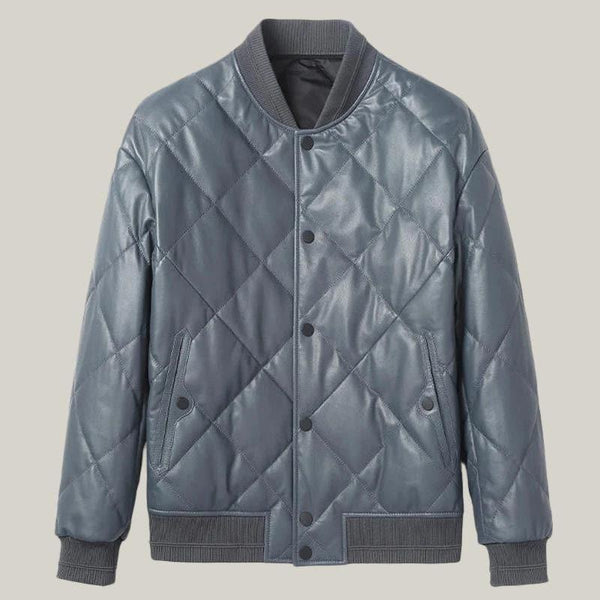 B-3 Bomber Quilted pilot shearling leather jacket - Shearland