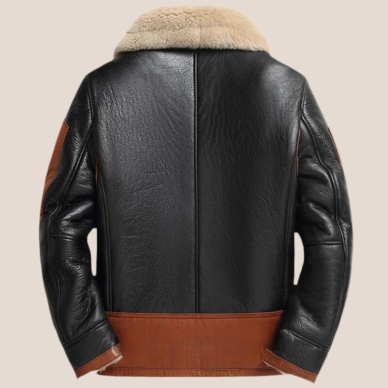 B-3 Bomber pilot shearling leather jacket - Shearland