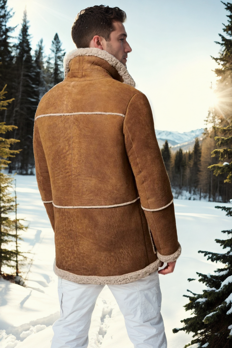 Maverick Sheepskin Rancher Car Coat Shearland