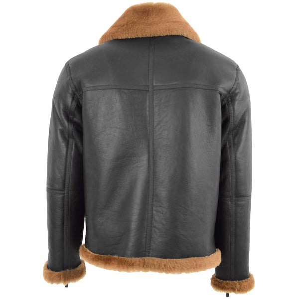 Original RAF Flying Sheepskin Jacket Tyler Brown Ginger - Shearland