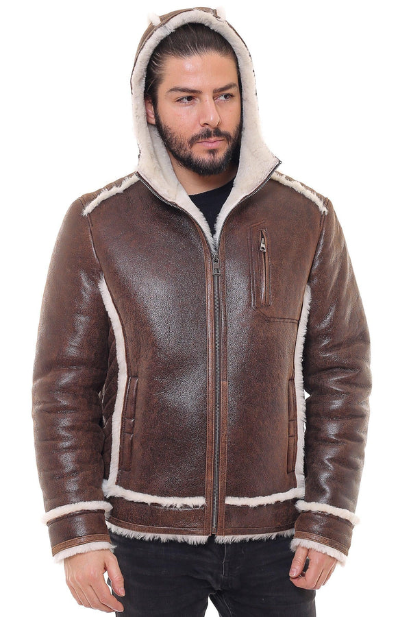 Salmon Sheepskin Shearling Jacket - Shearland