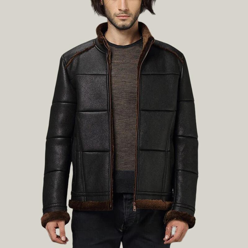 Sheepskin B-3 Bomber Pilot Shearling Leather Jacket - Shearland