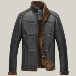 Sheepskin B-3 Bomber Pilot Shearling Leather Jacket - Shearland