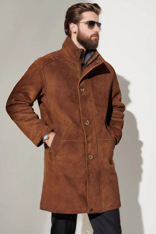 McKinley Cappuccino Shearling Sheepskin Coat